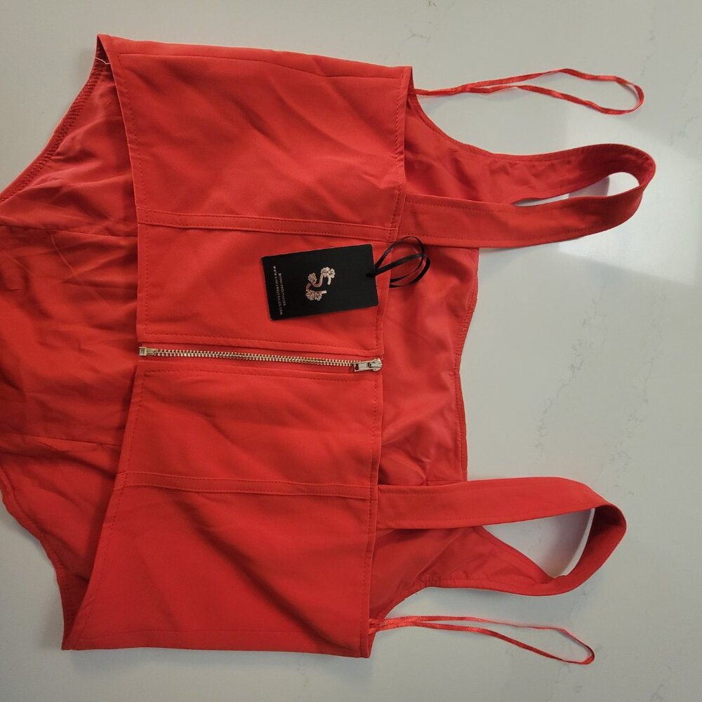 Red coresset top Medium - Picture 6 of 8